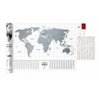 Скретч карта "The Travel Map® Flags World"