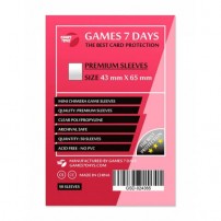 Протекторы для карт Games 7Days (43*65 мм, 50 шт.) (Premium)