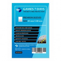 Протекторы для карт Games 7Days (45*68 мм, 50 шт.) (Premium)