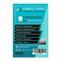 Протекторы для карт Games 7Days (59*92 мм, 100 шт.) (Standart)