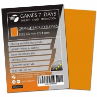Протекторы для карт Games 7 Days (66x91мм) (ORANGE) 80шт.