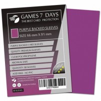 Протекторы для карт Games 7 Days (66x91мм) (PURPLE) 80шт.