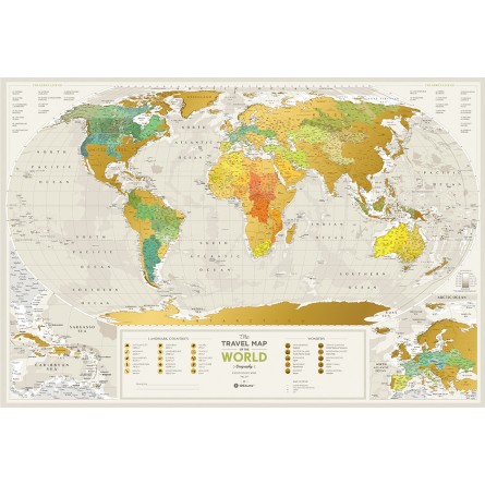 Скретч карта мира "Geography World" 