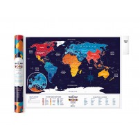 Скретч карта мира "Travel Map Holiday World" 