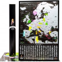 Скретч карта My Map Europe (ENG)