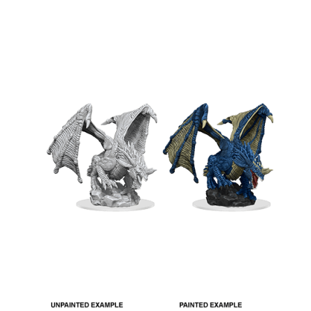 Young Blue Dragon - D&D Nolzur's Marvelous Miniatures - W15