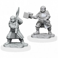 Dwarf Dwendalian Empire Fighter Female - Critical Role Unpainted Miniatures - W1