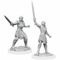 Human Dwendalian Empire Fighter Female - Critical Role Unpainted Miniatures Wave 15 - W1