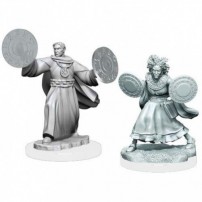 Human Graviturgy and Chronurgy Wizards Female - Critical Role Unpainted Miniatures - W1